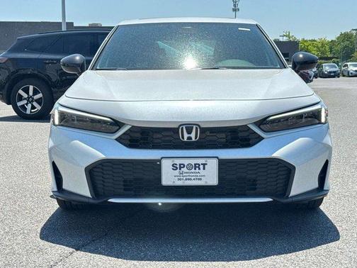 Platinum White Pearl 2026 Honda Civic Hybrid Sport