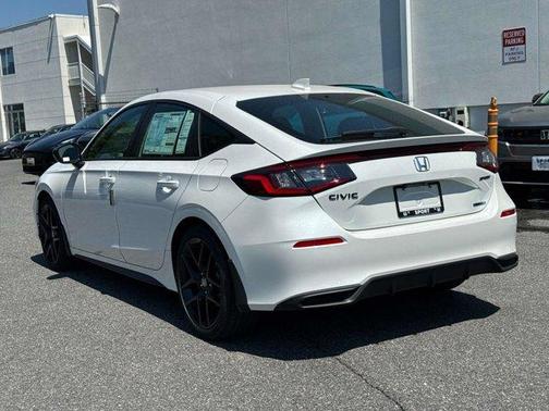 Platinum White Pearl 2026 Honda Civic Hybrid Sport