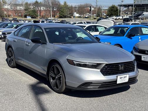 Solar Silver Metallic 2026 Honda Accord Hybrid Sport