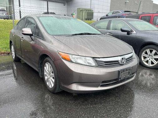 Gray 2012 Honda Civic LX