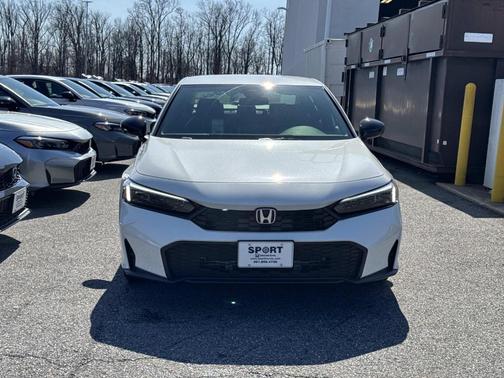 Platinum White Pearl 2026 Honda Civic Sport