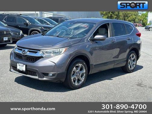 Gray 2017 Honda CR-V EX-L