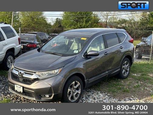 Gray 2017 Honda CR-V EX-L