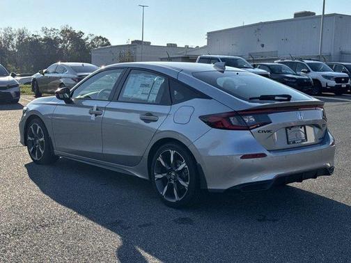 Solar Silver Metallic 2026 Honda Civic Hybrid Sport Touring