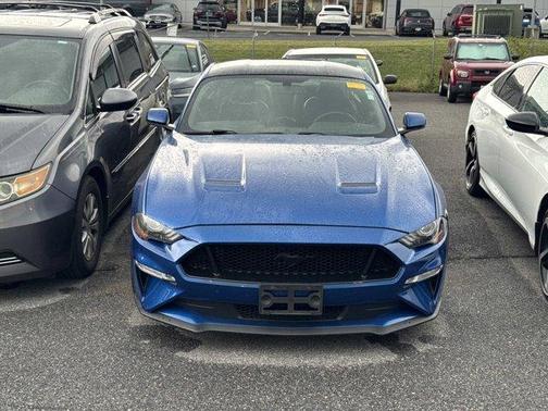 Blue 2018 Ford Mustang GT