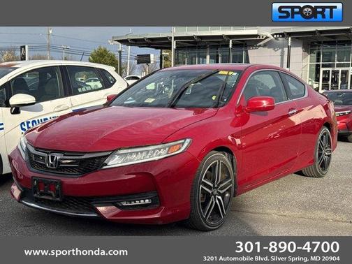 Red 2017 Honda Accord Touring