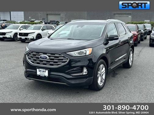 Black 2020 Ford Edge SEL