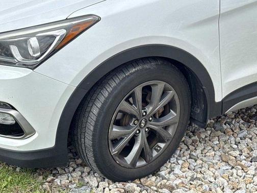 Frost White Pearl 2017 Hyundai Santa Fe Sport 2.0L Turbo Ultimate
