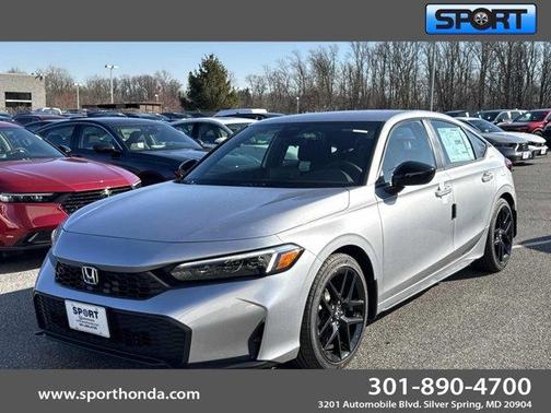 Solar Silver Metallic 2026 Honda Civic Sport