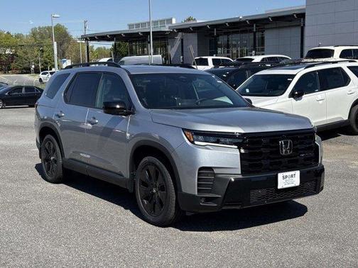 Solar Silver Metallic 2026 Honda Pilot Black Edition