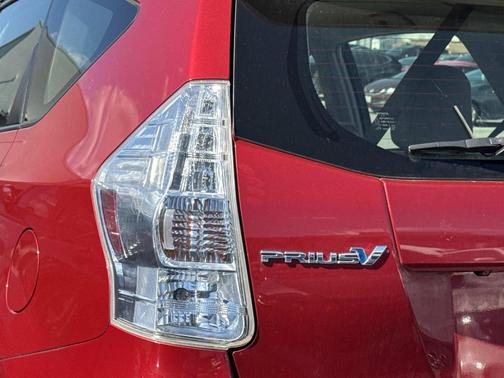 Barcelona Red Metallic 2013 Toyota Prius v Three