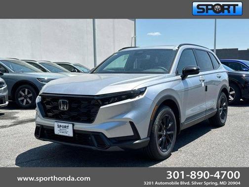 Solar Silver Metallic 2026 Honda CR-V Hybrid Sport-L