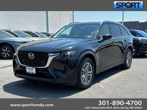 Jet Black Mica 2024 Mazda CX-90 3.3 Turbo Preferred Plus