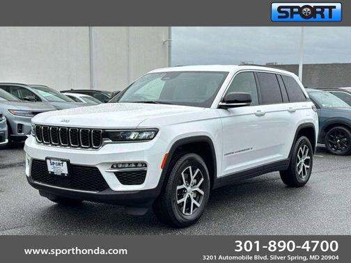 Bright White Clearcoat 2025 Jeep Grand Cherokee Limited