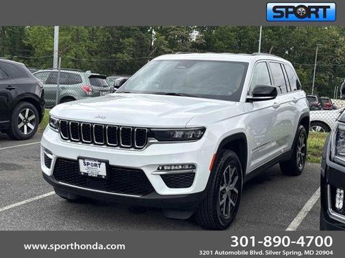 Bright White Clearcoat 2025 Jeep Grand Cherokee Limited