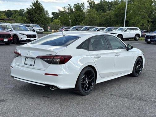 Platinum White Pearl 2026 Honda Civic Sport