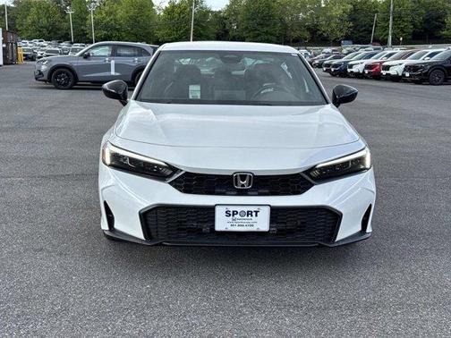 Platinum White Pearl 2026 Honda Civic Sport
