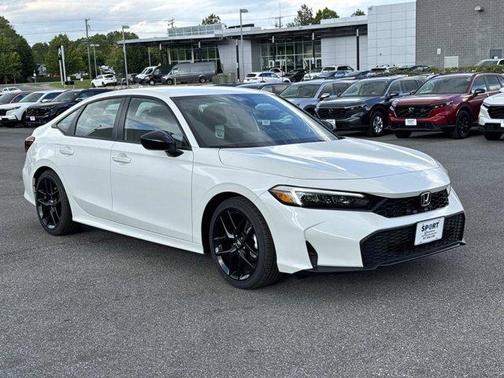 Platinum White Pearl 2026 Honda Civic Sport