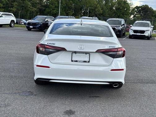 Platinum White Pearl 2026 Honda Civic Sport