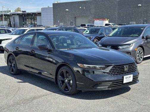 Crystal Black 2026 Honda Accord Hybrid Sport-L