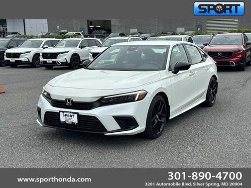 White 2024 Honda Civic Sport