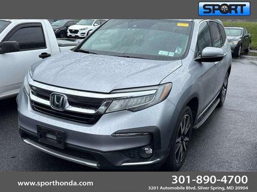 Lunar Silver Metallic 2021 Honda Pilot Touring 8-Passenger