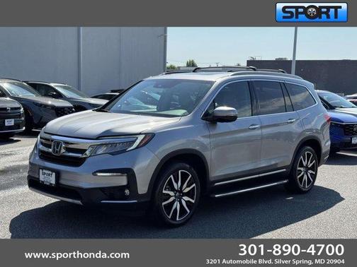 Lunar Silver Metallic 2021 Honda Pilot Touring 8-Passenger
