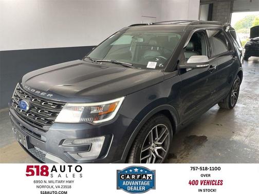 Quartz Metallic 2017 Ford Explorer sport