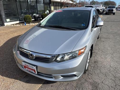 Silver 2012 Honda Civic EX