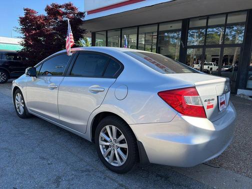 Alabaster Silver Metallic 2012 Honda Civic EX