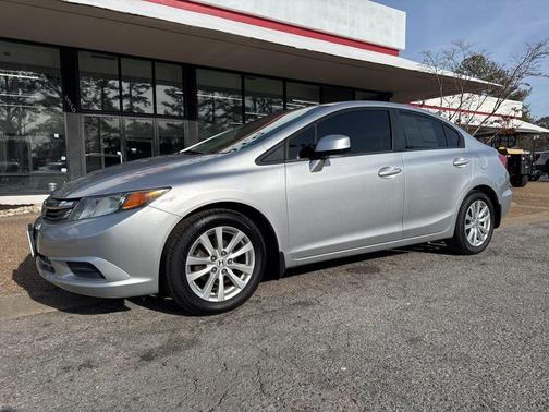 Silver 2012 Honda Civic EX