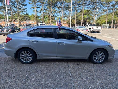 Alabaster Silver Metallic 2012 Honda Civic EX