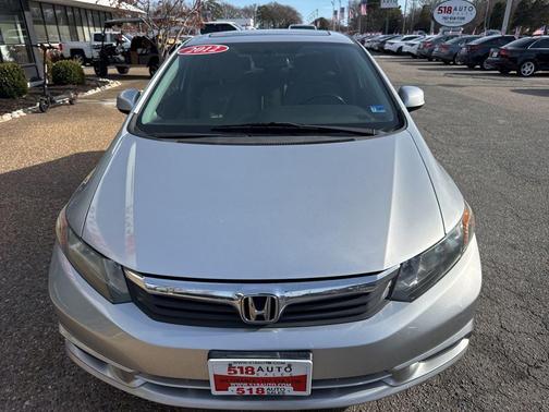 Silver 2012 Honda Civic EX