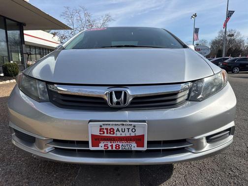 Silver 2012 Honda Civic EX