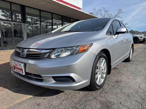 Silver 2012 Honda Civic EX
