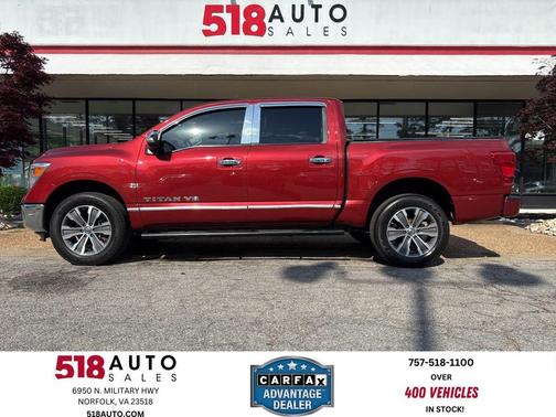 Cayenne Red 2018 Nissan Titan SL