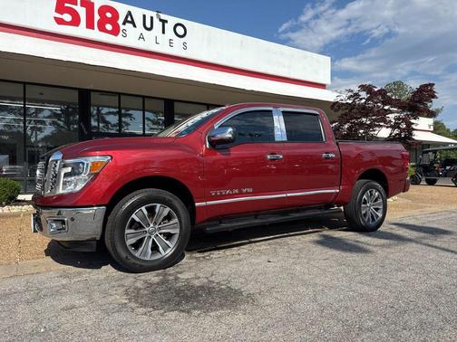 Cayenne Red 2018 Nissan Titan SL
