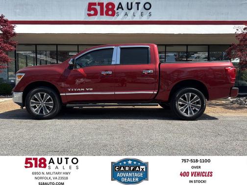 Cayenne Red 2018 Nissan Titan SL