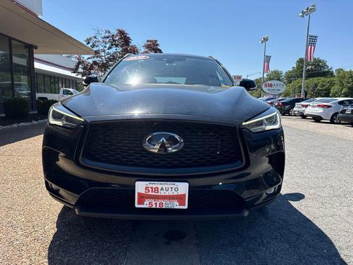 Mineral Black 2022 INFINITI QX50 LUXE AWD