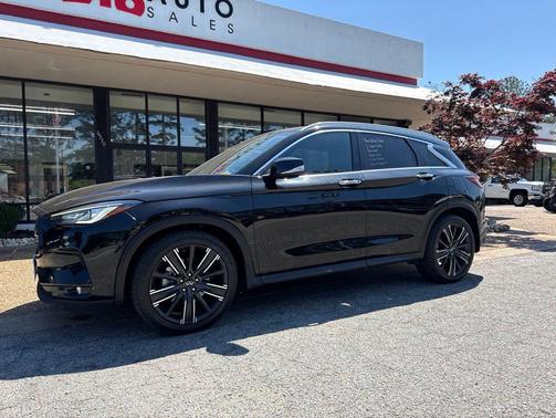 Mineral Black 2022 INFINITI QX50 LUXE AWD