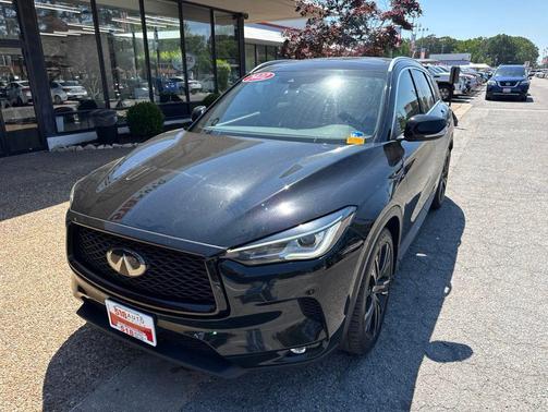 Mineral Black 2022 INFINITI QX50 LUXE AWD