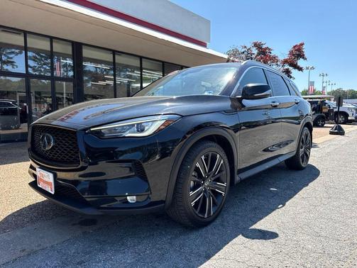 Mineral Black 2022 INFINITI QX50 LUXE AWD