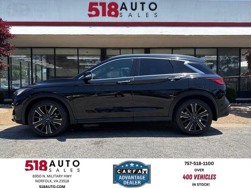 Mineral Black 2022 INFINITI QX50 LUXE AWD