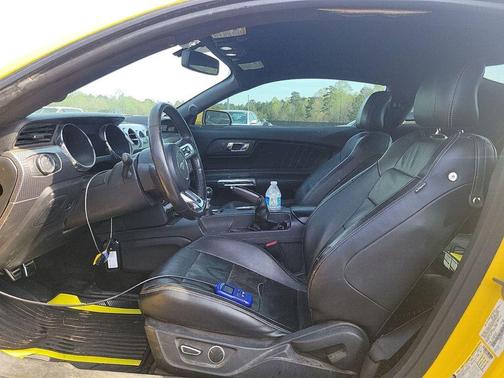 Yellow 2015 Ford Mustang EcoBoost Premium