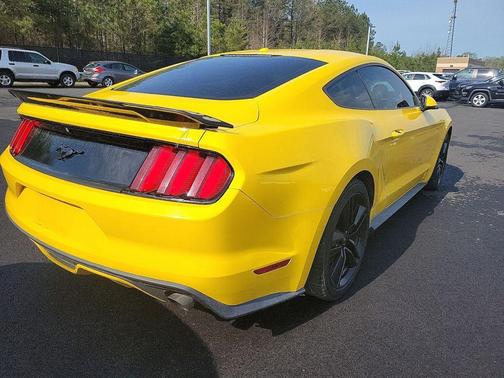 Yellow 2015 Ford Mustang EcoBoost Premium