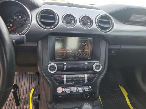 Yellow 2015 Ford Mustang EcoBoost Premium