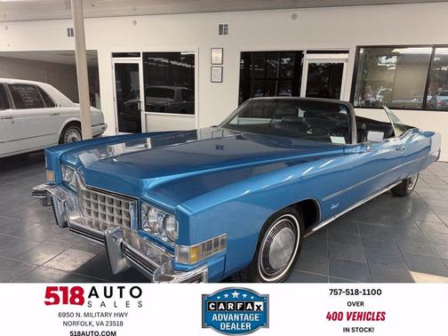 Antigua Blue 1973 Cadillac Eldorado