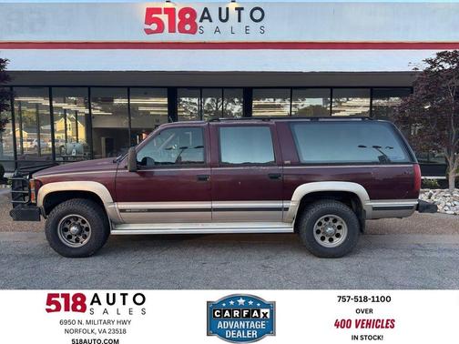 Barcelona Red 1993 Chevrolet Suburban 2500