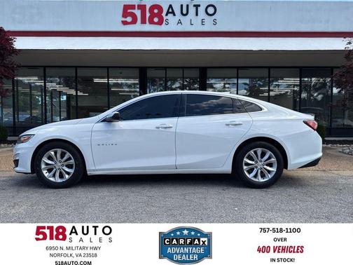 Summit White 2019 Chevrolet Malibu LT