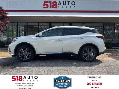 Pearl White Tricoat 2021 Nissan Murano Platinum FWD